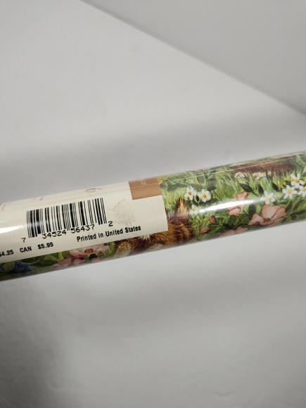 Vintage Lisa McCue/Fuzzy Tails Marcel Schurman Co Gift Wrap Made in USA NEW - Picture 6 of 9